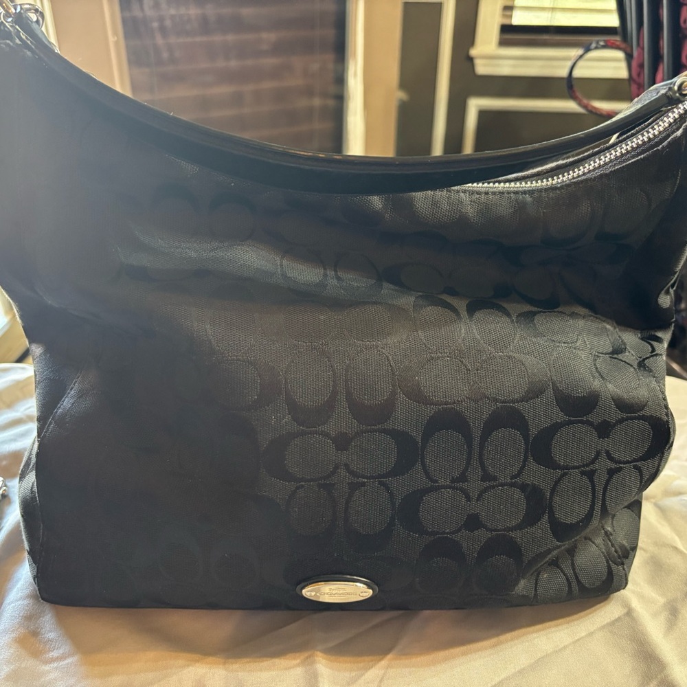 Coach Black Hobo Bag